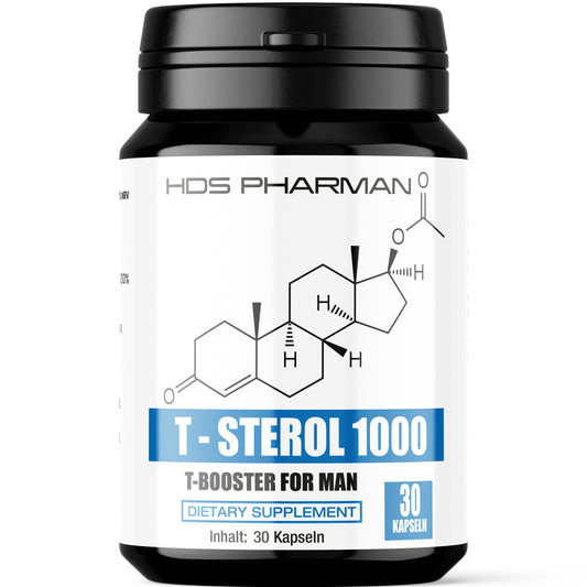HDS PHARMAN, T Sterol 1000 – NO-Booster mit Zink zur Erhaltung des Testosteronspiegels*
