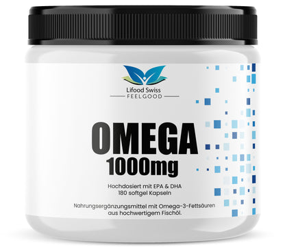Lifood Swiss Omega-3 1000mg – 180 Kapseln für 180 Tage