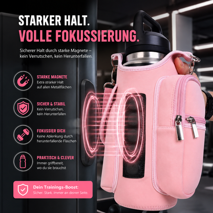 Magnetische Flaschenhalter-Tasche – Immer griffbereit. Immer dabei