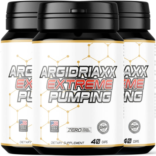 3 x ARGIDRIAXX ™  EXTREME PUMPING