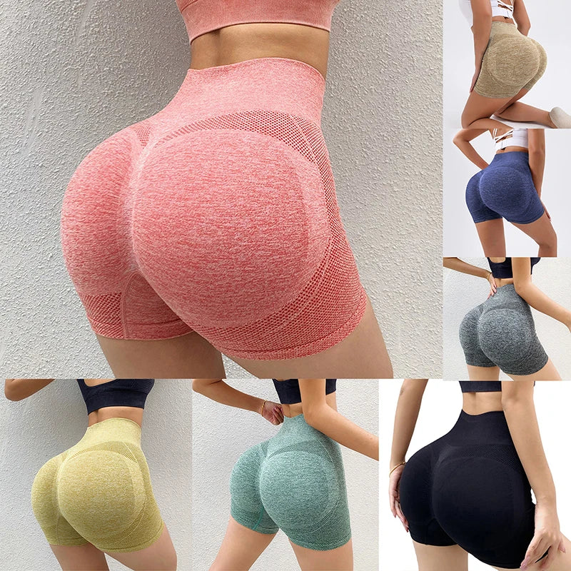 High Waist Push Up Fitness Shorts – Squatproof & Quick Dry Damen Gym Shorts
