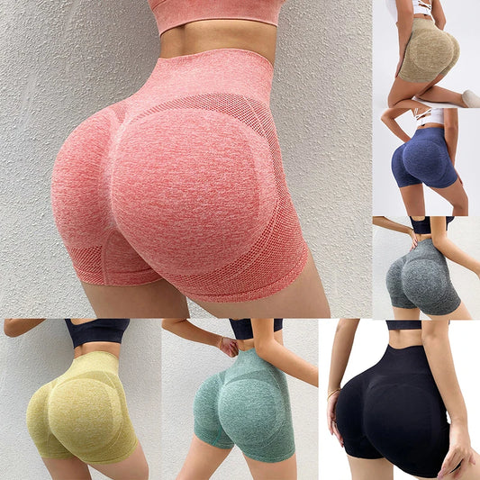 High Waist Push Up Fitness Shorts – Squatproof & Quick Dry Damen Gym Shorts