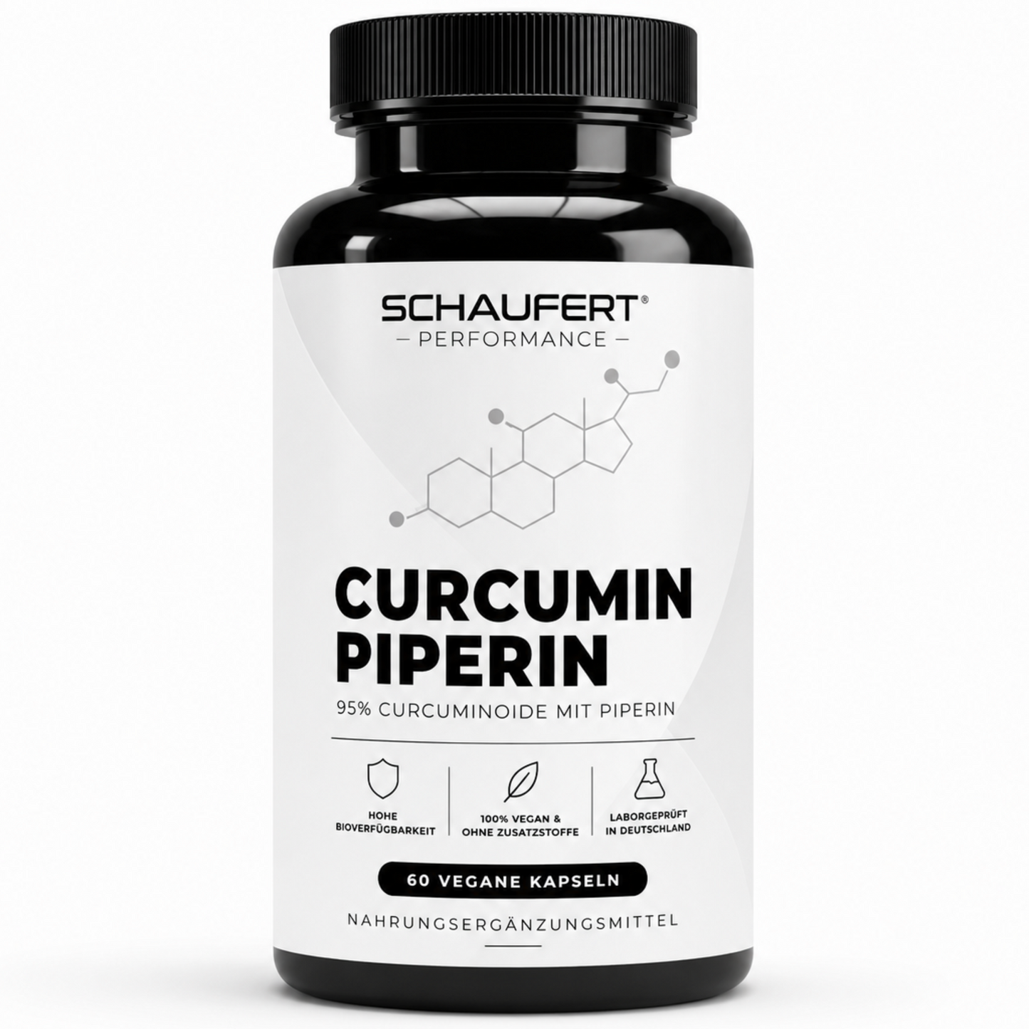 Curcuma (95% Curcumin) + Piperin - 60 vegane Kapseln