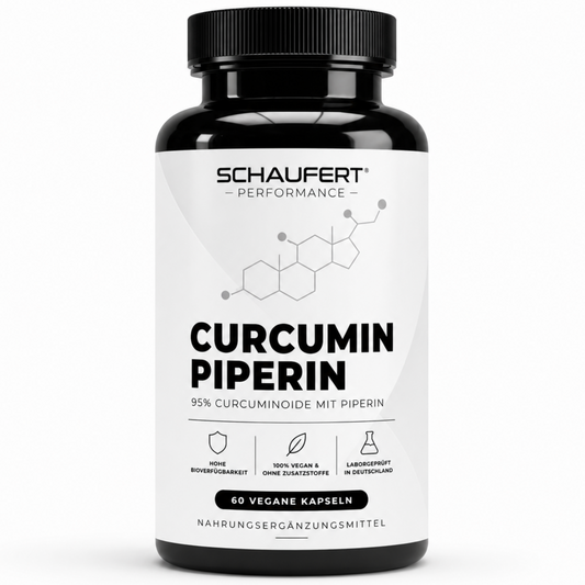 Curcuma (95% Curcumin) + Piperin - 60 vegane Kapseln