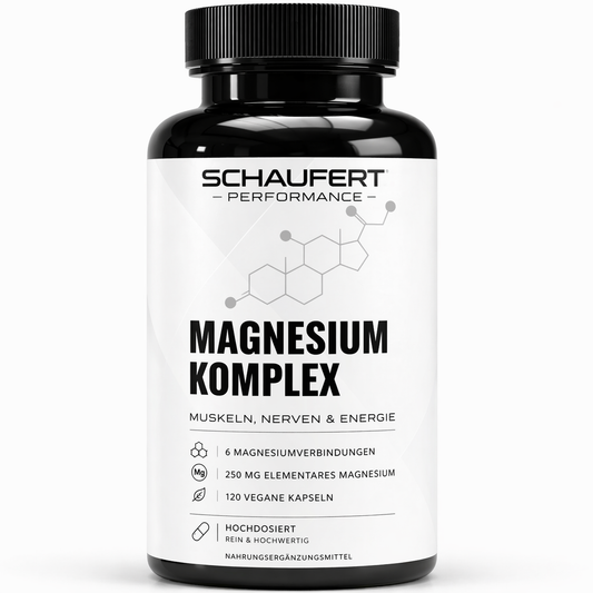 Magnesium Komplex + Vitamin B6 – 120 vegane Kapseln