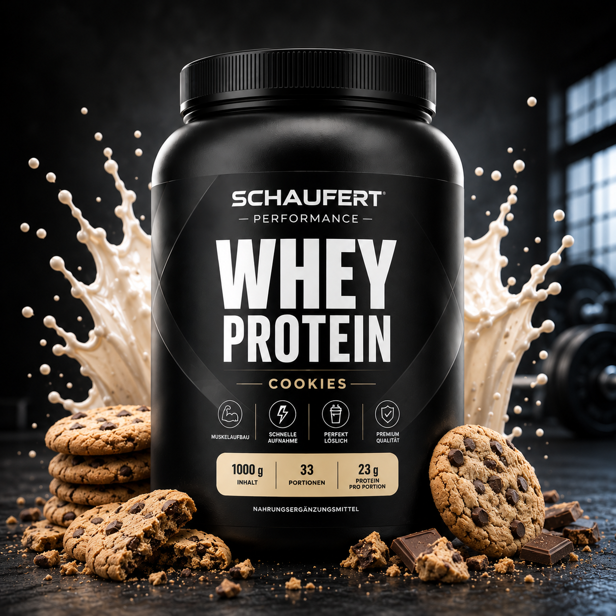 Premium Whey Fuel Protein, Cookies - 1 Kg