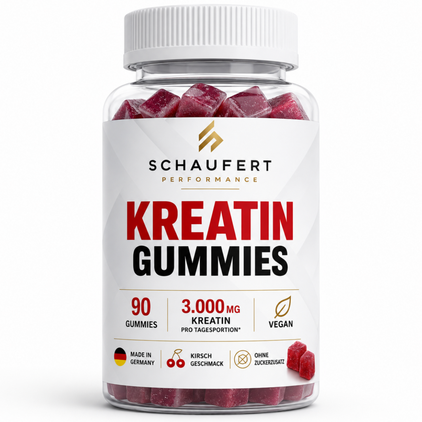 Kreatin Gummies Kirsche - 90 Stk.
