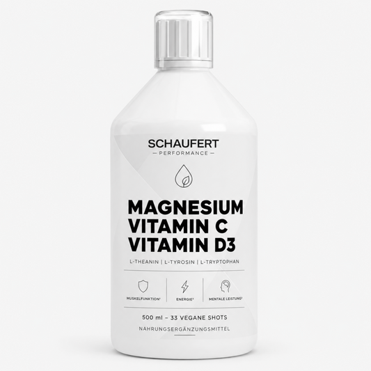 Magnesium + Vitamin D3 + Vitamin C - 33 Tage Routine