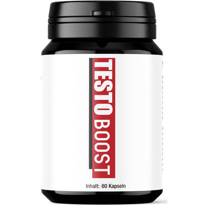 TESTOBOOST - Pflanzliche Potenz-Formel – Maca, Arginin, Zink & Magnesium – Vegan