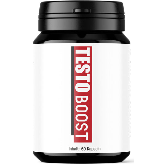 TESTOBOOST - Pflanzliche Potenz-Formel – Maca, Arginin, Zink & Magnesium – Vegan