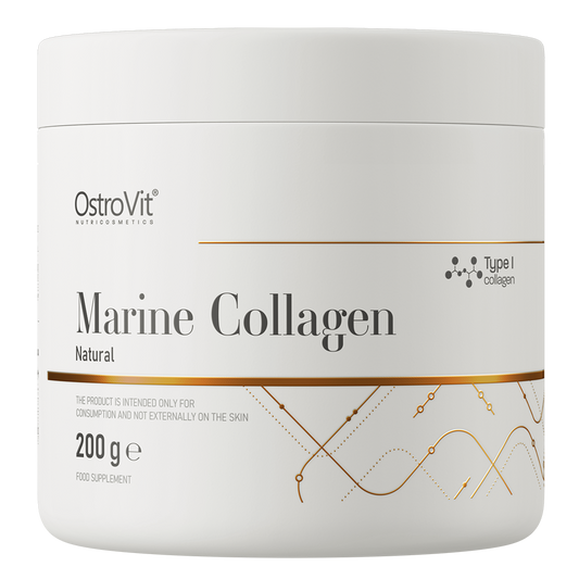 OstroVit Marines Kollagen Pulver 200 g - schwarze Johannisbeere