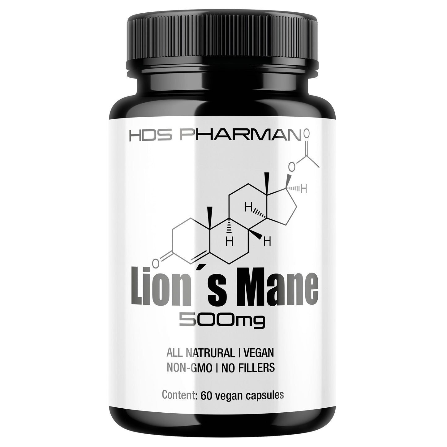Vitality Trio | Lions Mane Maca Ashwagandha | Vegane Kapseln | Adaptogen Komplex | Ohne Zusatzstoffe | Handmade Deutschland | HDS Pharman
