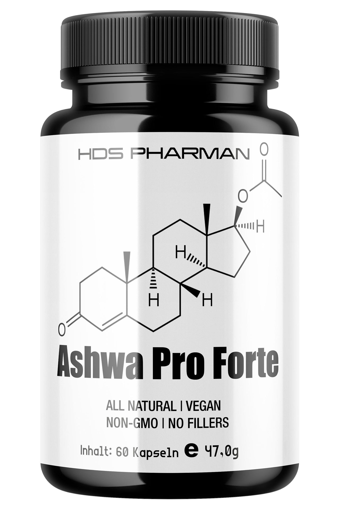 Vitality Trio | Lions Mane Maca Ashwagandha | Vegane Kapseln | Adaptogen Komplex | Ohne Zusatzstoffe | Handmade Deutschland | HDS Pharman