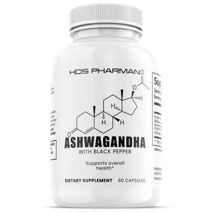 Ashwagandha 650 mg mit Schwarzem Pfeffer