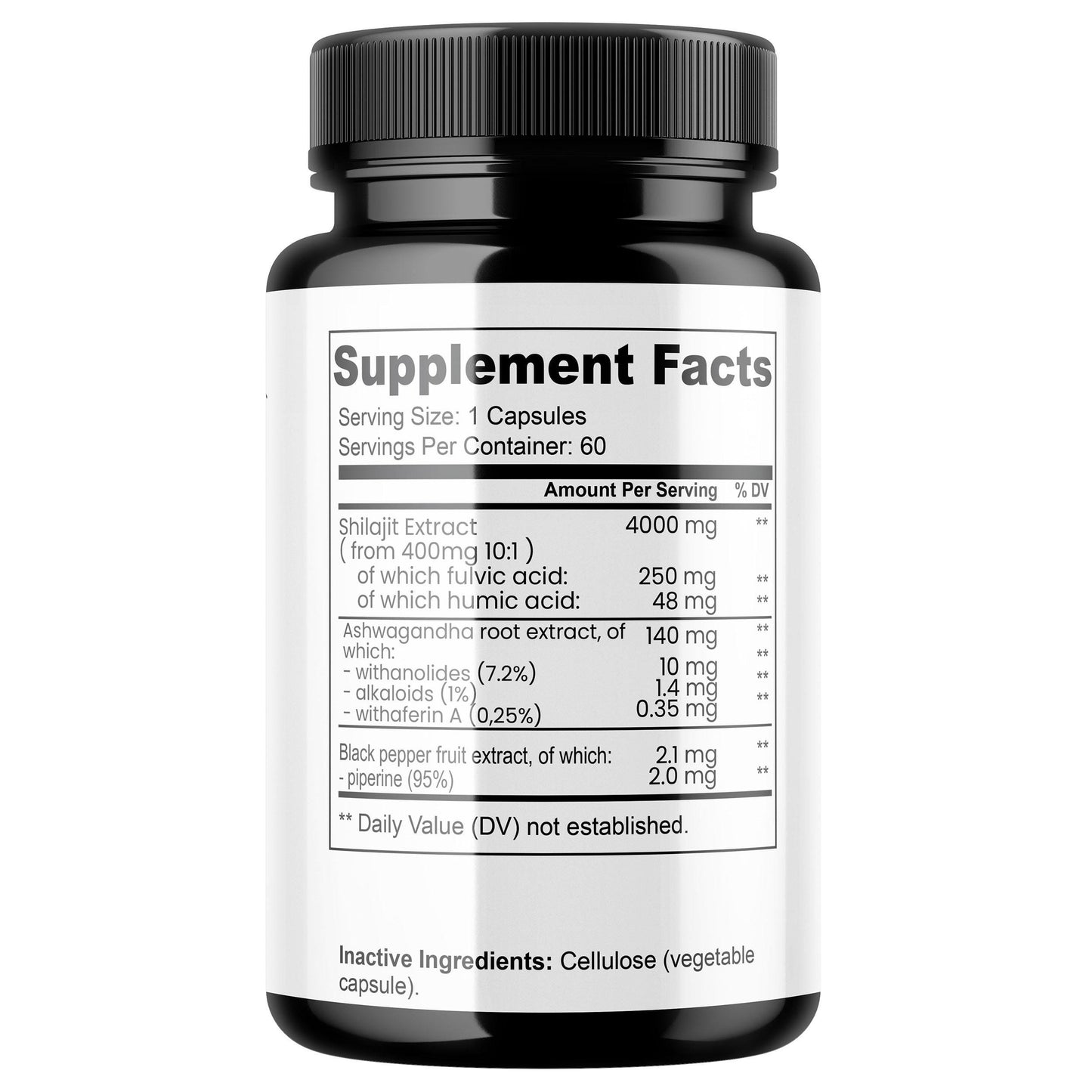 Essence of Shilajit Ashwagandha Piperine