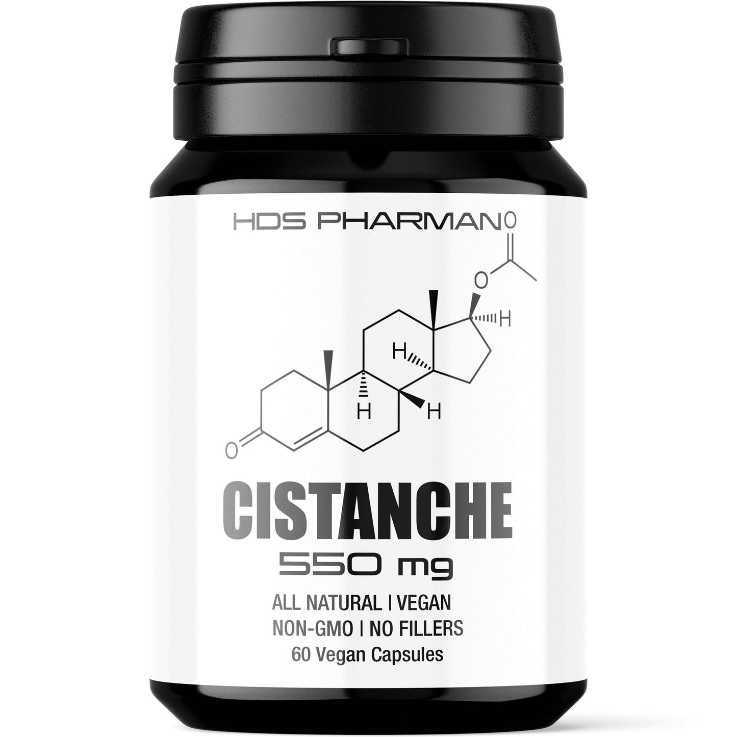 Cistanche Tubulosa Extrakt 1100 mg | Pflanzliches Supplement | Vegan | Ohne Zusatzstoffe | Handmade | Laborgeprüft | HDS Pharman